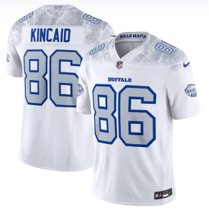 Men's Buffalo Bills #86 Dalton Kincaid White 2025 F.U.S.E. ??Rivalries?? Vapor Limited Stitched Jersey