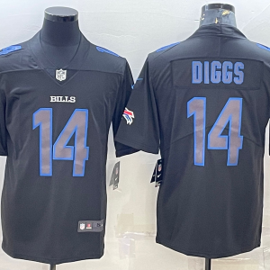 Men's Buffalo Bills #14 Stefon Diggs Black 2018 Impact Limited Jersey