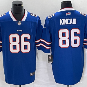 Men's Buffalo Bills #86 Dalton Kincaid Blue 2023 Draft Vapor Untouchable Limited Jersey