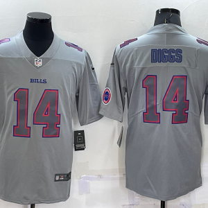 Men's Buffalo Bills #14 Stefon Diggs With Patch Atmosphere Fashion Limited Jersey