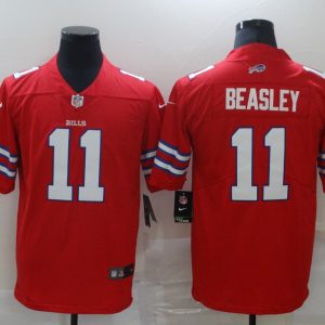 Men's Nike Buffalo Bills #11 Beasley Red Vapor Untouchable Limited Jersey