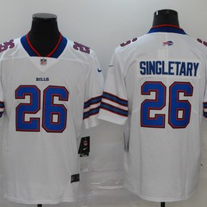 Men's Nike Buffalo Bills #26 Singletary White Color Vapor Untouchable Limited Jersey