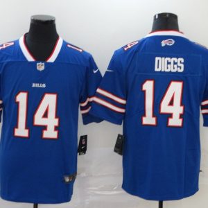 Men's Nike Buffalo Bills #14 Diggs Blue Team Color Vapor Untouchable Limited Jersey