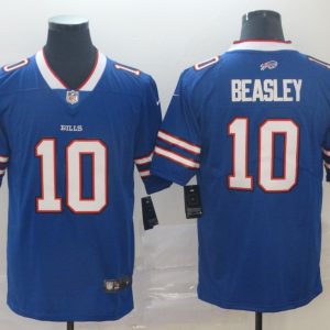 Men's Nike Buffalo Bills #10 Beasley Royal Blue Team Color Vapor Untouchable Limited Jersey