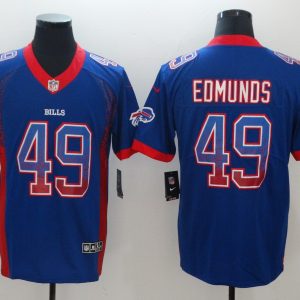 Nike 2018 Buffalo Bills #49 Tremaine Edmunds Drift Fashion Color Rush Limited Jersey