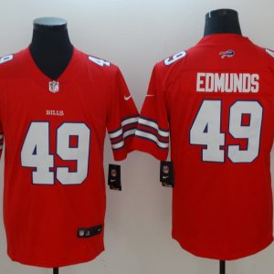 Men's Nike Buffalo Bills #49 Tremaine Edmunds Red Color Vapor Untouchable Limited Jersey