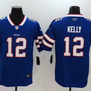 Men's Nike Buffalo Bills #12 Jim Kelly Royal Blue Team Color Vapor Untouchable Limited Jersey
