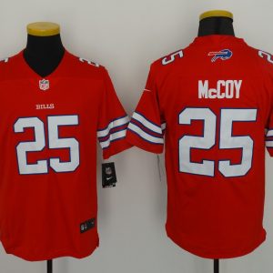 NFL Bufflo Bills #25 McCoy Red  Vapor Untouchable Black Limited Jersey