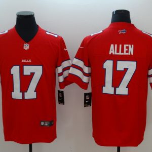 NFL Buffalo Bills #17 Allen Vapor Limited Red Jersey