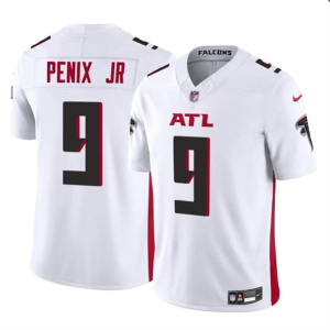 Men's Atlanta Falcons #9 Michael Penix Jr White 2024 Draft F.U.S.E. Vapor Untouchable Limited Jersey