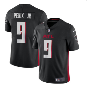 Men's Atlanta Falcons #9 Michael Penix Jr Black 2024 Draft F.U.S.E. Vapor Untouchable Limited Jersey