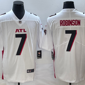 Men's Atlanta Falcons #7 Robinson New White Vapor Untouchable Limited Jersey