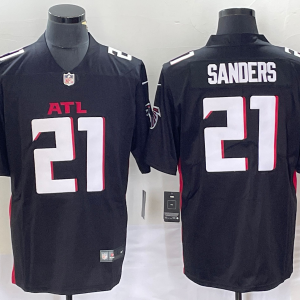 Men's Atlanta Falcons #21 Sanders New Black Vapor Untouchable Limited Jersey