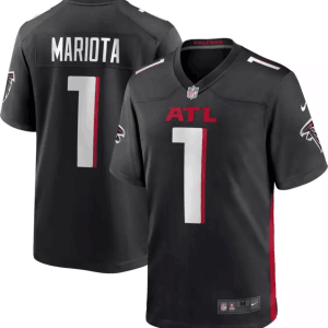 Men's Atlanta Falcons #1 Mariota Black Vapor Untouchable Limited Jersey