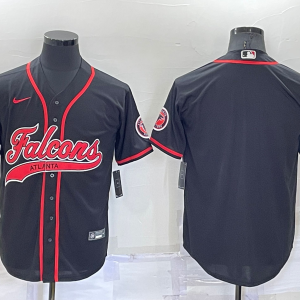 Men's Atlanta Falcons Blank Black Baseball Nike Jersey