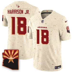 Men's Arizona Cardinals #18 Marvin Harrison Jr. 2025 F.U.S.E. ??Rivalries?? Vapor Untouchable Limited Jersey