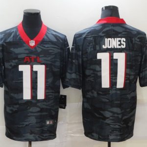 Men's Atlanta Falcons #11 Julio Jones 2020 Black Camo Limited Jersey