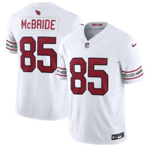 Men's Arizona Cardinals #85 Trey McBride White 2024 F.U.S.E. Vapor Untouchable Limited Jersey