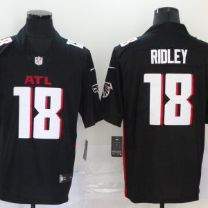 Nike Atlanta Falcons #18 Ridley Black Vapor Untouchable Limited Stitched Jersey