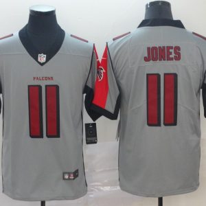 Nike Falcons 11 Julio Jones Grey Inverted Legend limited Men Jersey