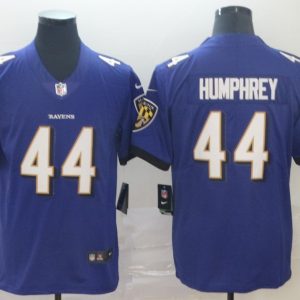 Nike Ravens #44 Humphrey Purple Vapor Untouchable Limited Men Jersey