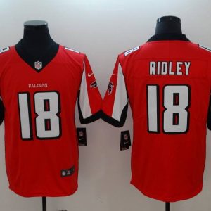 NFL Atlanta Falcons #18 Ridley Red Vapor Untouchable Limited Player Jersey