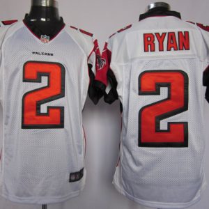 Nike Atlanta Falcons #2 Matt Ryan Elite White Jersey