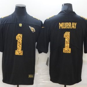 Copy Men's Arizona Cardinals #1 Kyler Murray White Leopard Vapor Limited Men Jersey