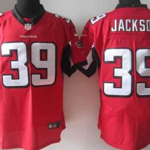 Atlanta Falcons #39 Jackson Red Elite Jersey