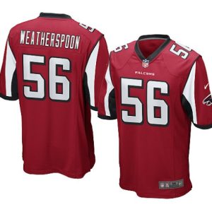Atlanta Falcons #56 weatherspoon Red Elite Jersey