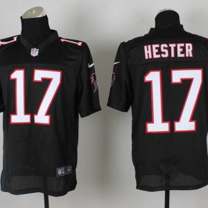 Nike Atlanta Falcons #17 Hester Black Jersey