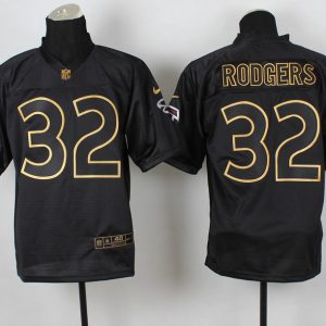 2014 Atlanta Falcons #32 Rodgers PRO Gold Lettering Fashion Jersey