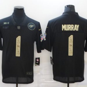 Men's Arizona Cardinals #1 Kyler Murray Black Camo Salute To Service Limited Jersey