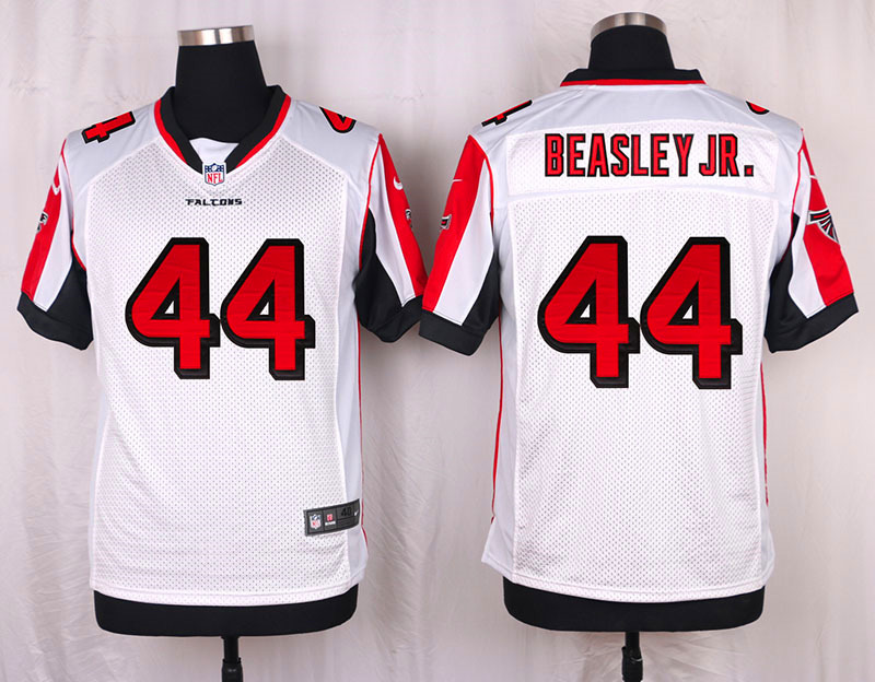 Nike Atlanta Falcons #44 Beasley White Elite Jersey
