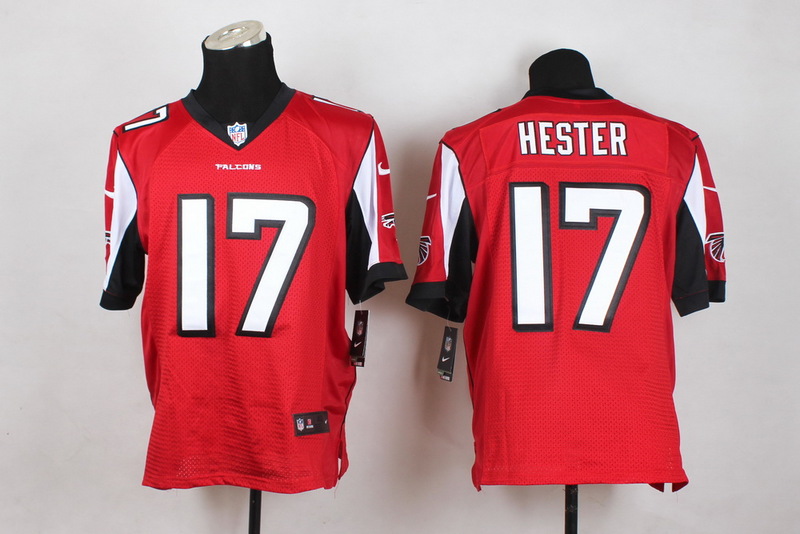 Nike Atlanta Falcons #17 Hester Red Elite Jersey