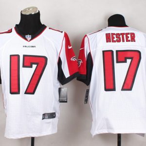 Nike Atlanta Falcons #17 Hester White Elite Jersey