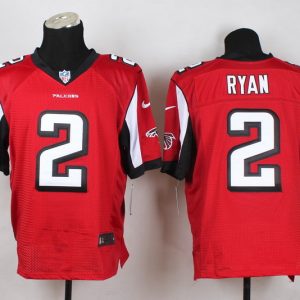 Nike Atlanta Falcons #2 Ryan Red Elite Jersey
