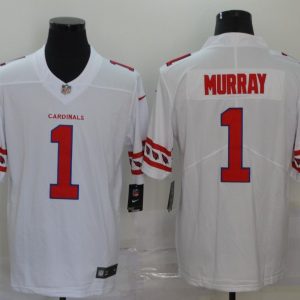 Men's Arizona Cardinals #1 Kyler Murray White 2019 Team Logo Cool Edition Stitched Jersey