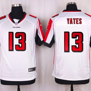 Nike Atlanta Falcons #13 Yates White Elite Jersey