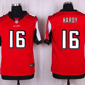 Nike Atlanta Falcons #16 Hardy Red Elite Jersey