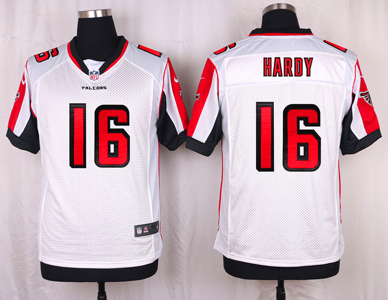 Nike Atlanta Falcons #16 Hardy White Elite Jersey