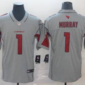 Nike Cardinals #1 Kyler Murray Grey Inverted Legend Men Jersey