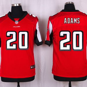 Nike Atlanta Falcons #20 Adams Red Elite Jersey