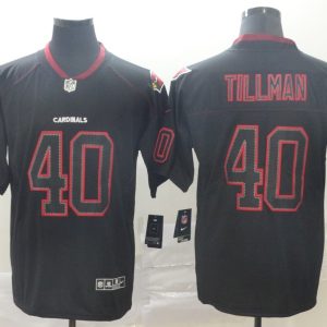 Nike Arizona Cardinals # #40 Tillman Lights Out Black Color Rush Limited Jersey
