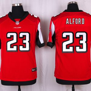 Nike Atlanta Falcons #23 Alford Red Elite Jersey