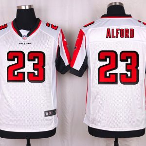Nike Atlanta Falcons #23 Alford White Elite Jersey