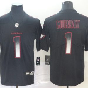 Arizona Cardinals #1 Kyler Murray 2019 Black Smoke Fashion Limited Men Jersey