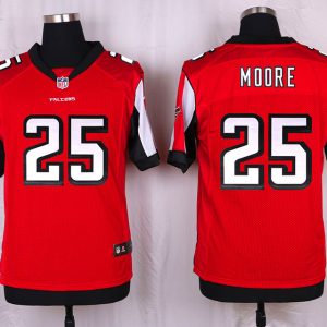 Nike Atlanta Falcons #25 Moore Red Elite Jersey