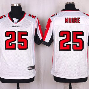 Nike Atlanta Falcons #25 Moore White Elite Jersey