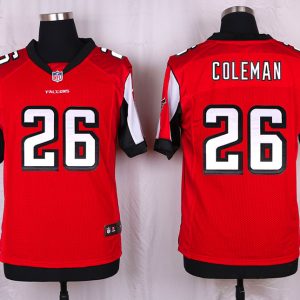 Nike Atlanta Falcons #26 Coleman Red Elite Jersey